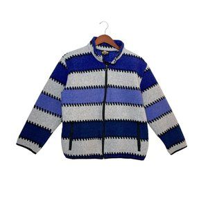 Vintage Sunbuster Performance Fleece Striped Pattern- NO Size
